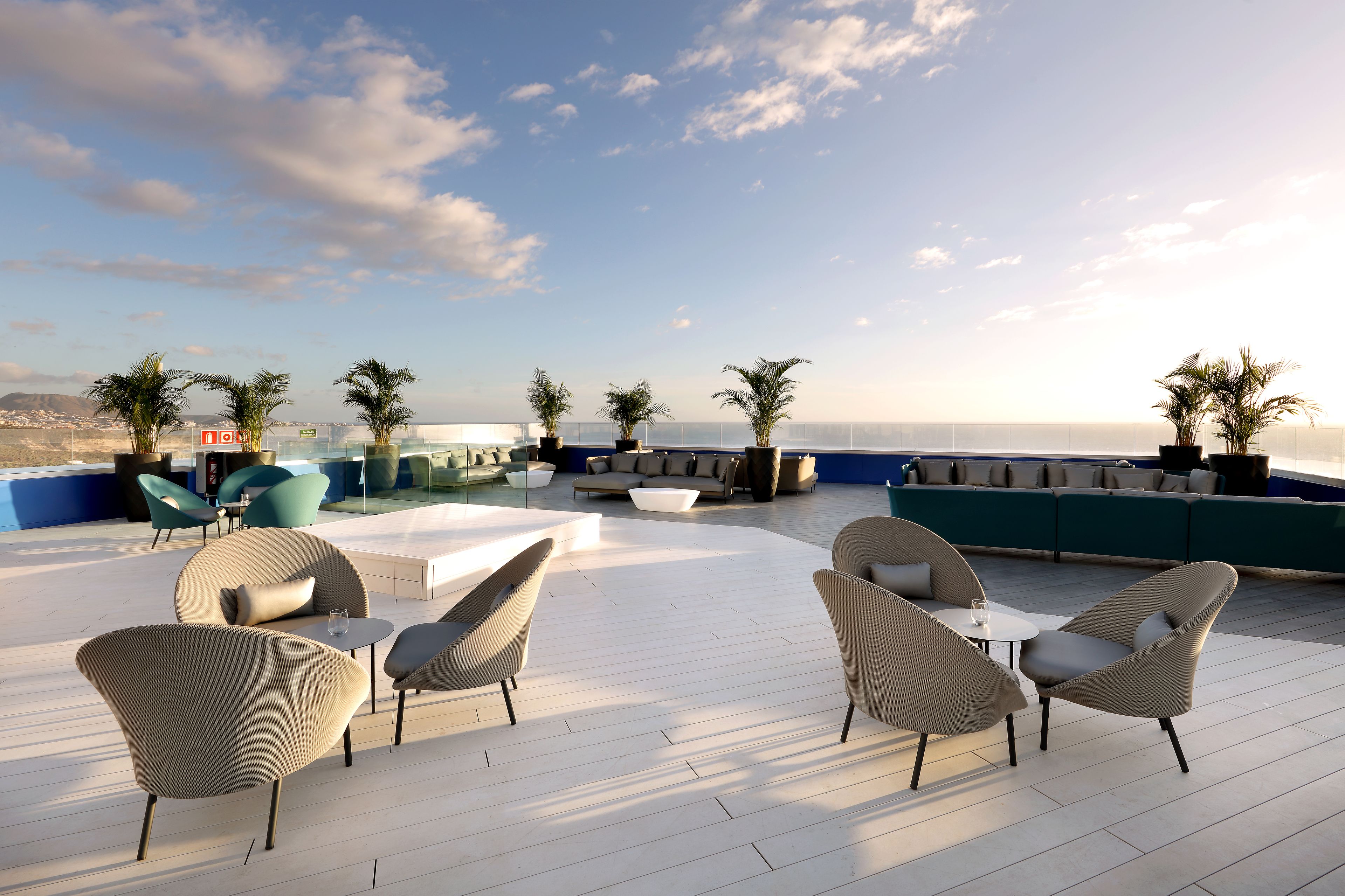 Terrasse sur le toit