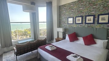 Double Room, Sea View (Large) | Desk, iron/ironing board, free WiFi, bed sheets