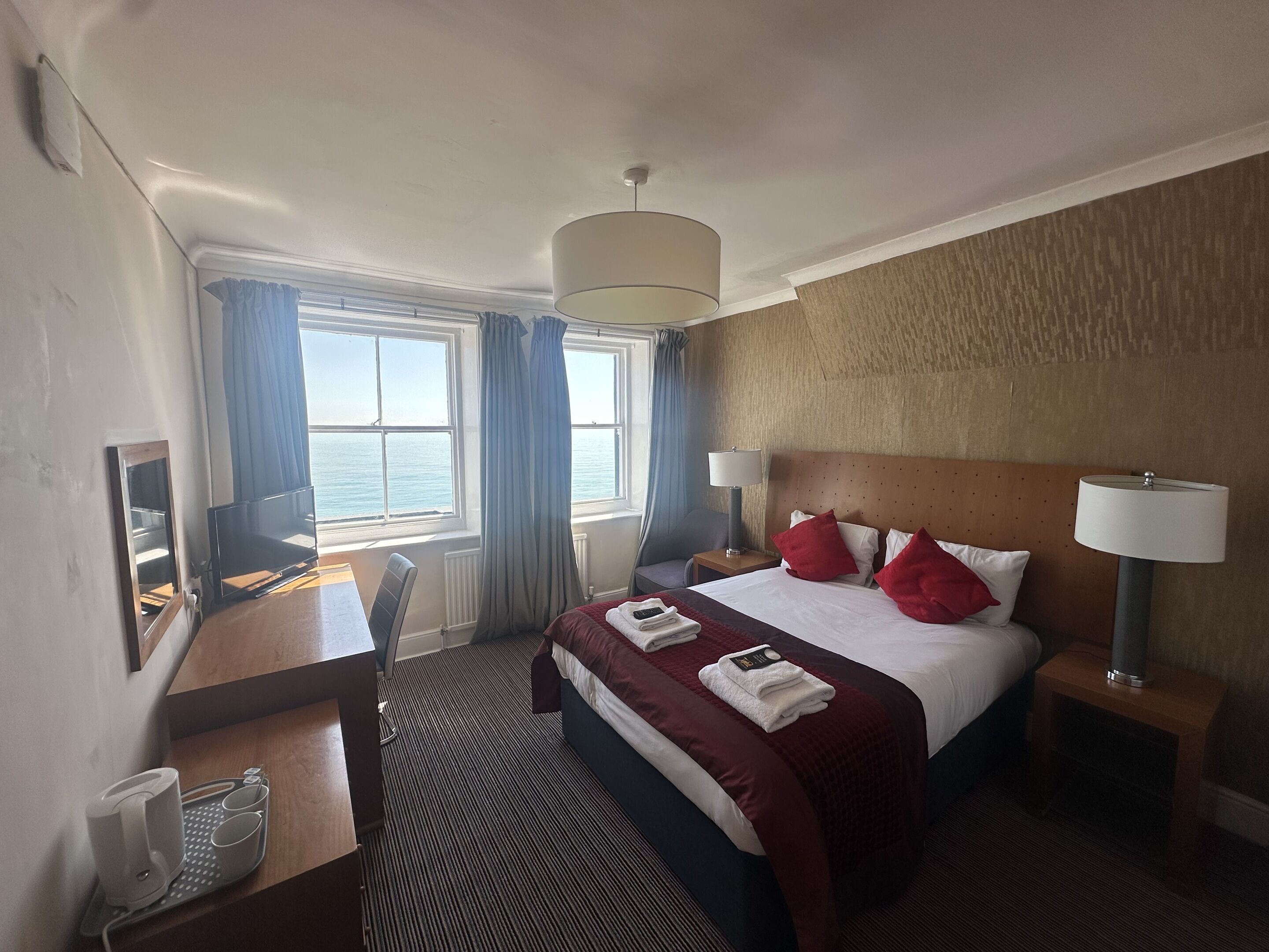 Double Room, Sea View (Small) | Desk, iron/ironing board, free WiFi, bed sheets