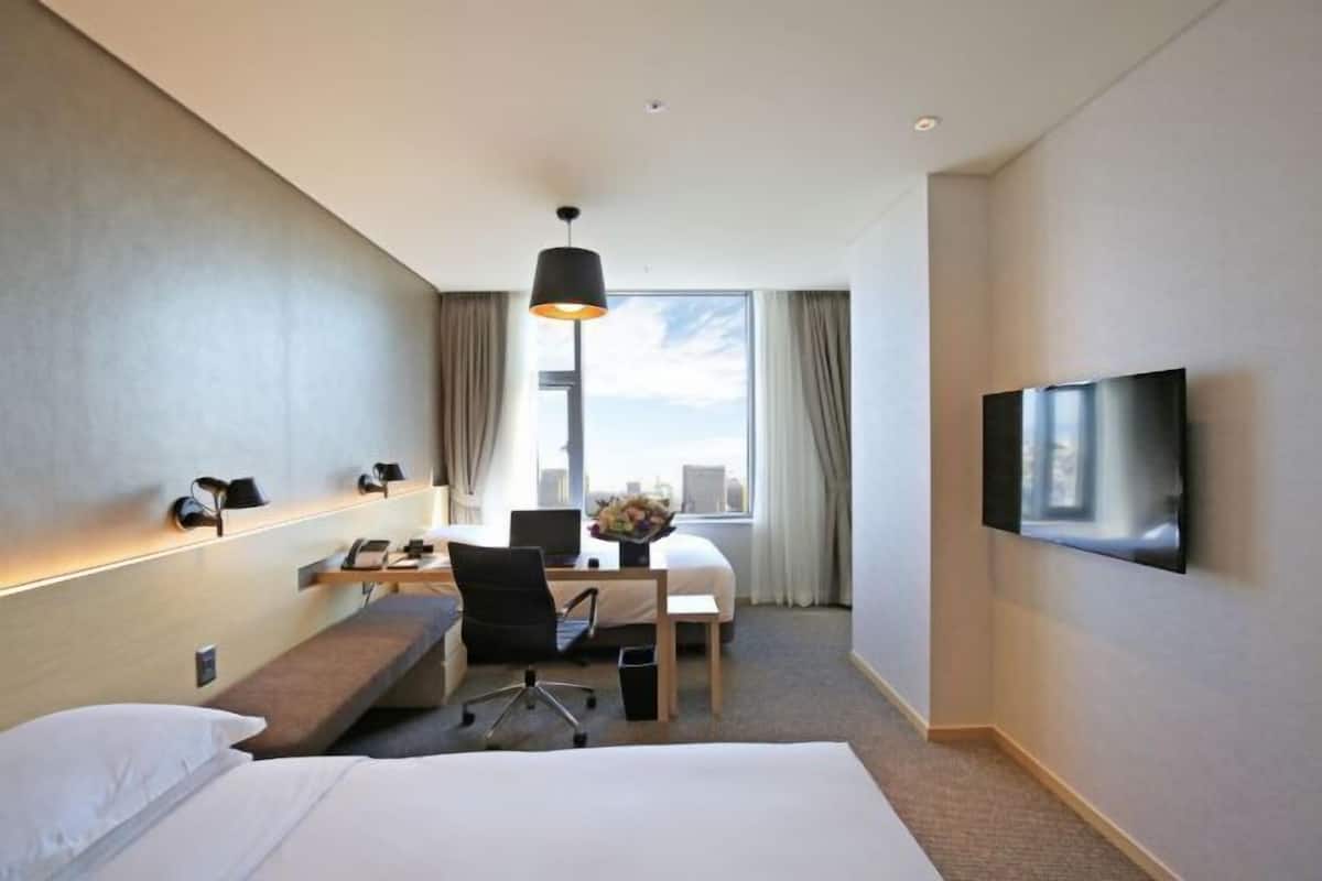 1 chambre, literie de qualité supérieure, couette en duvet d'oie