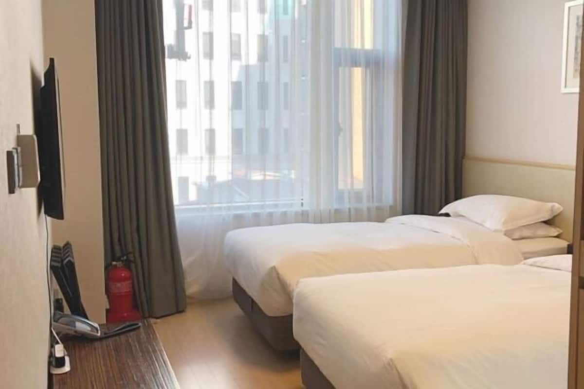 1 chambre, literie de qualité supérieure, couette en duvet d'oie
