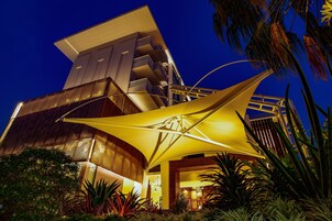 Front of property - evening/night