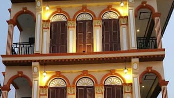 Front of property – evening/night