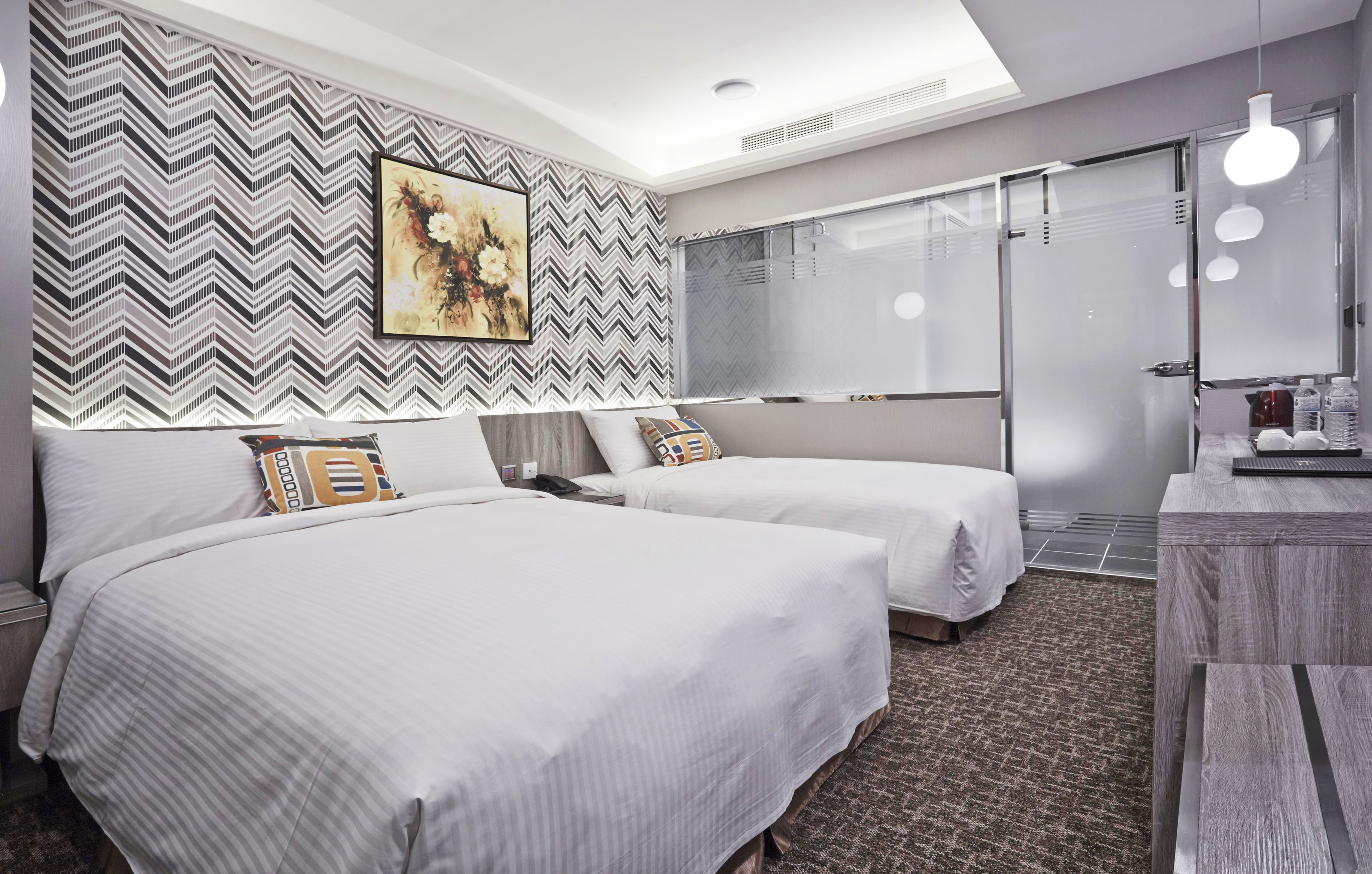 triple room | premium bedding, down duvets, pillow-top beds, in-room safe