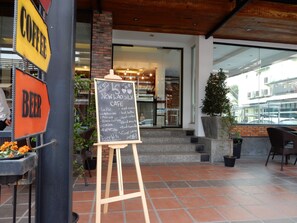 Entrée de l’hébergement