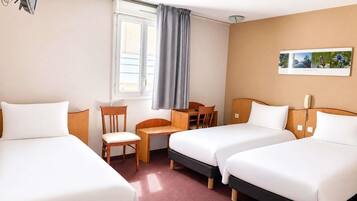 Premium bedding, desk, iron/ironing board, rollaway beds