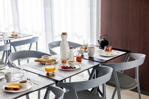 Daily buffet breakfast (EUR 20 per person)