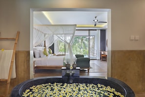 River Pool Villa | Minibar, in-room safe, desk, blackout drapes - Bucu View Ubud Resort (Ubud)