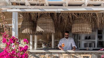 Poolside bar