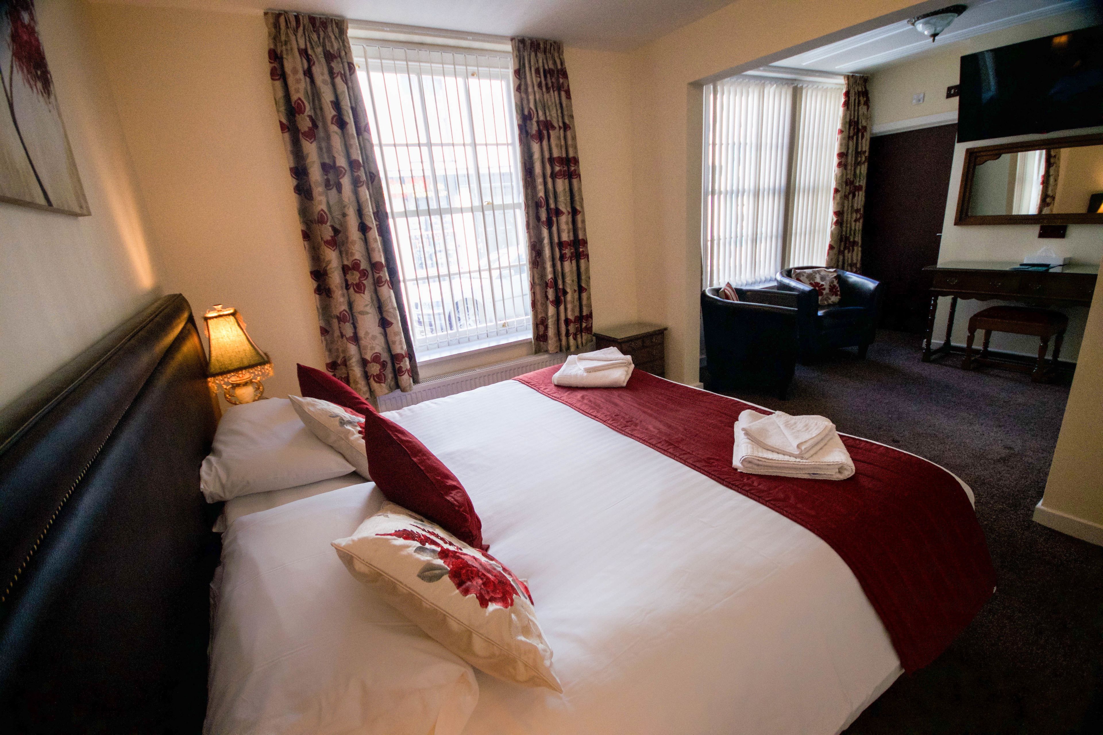 premium bedding, desk, iron/ironing board, free wifi