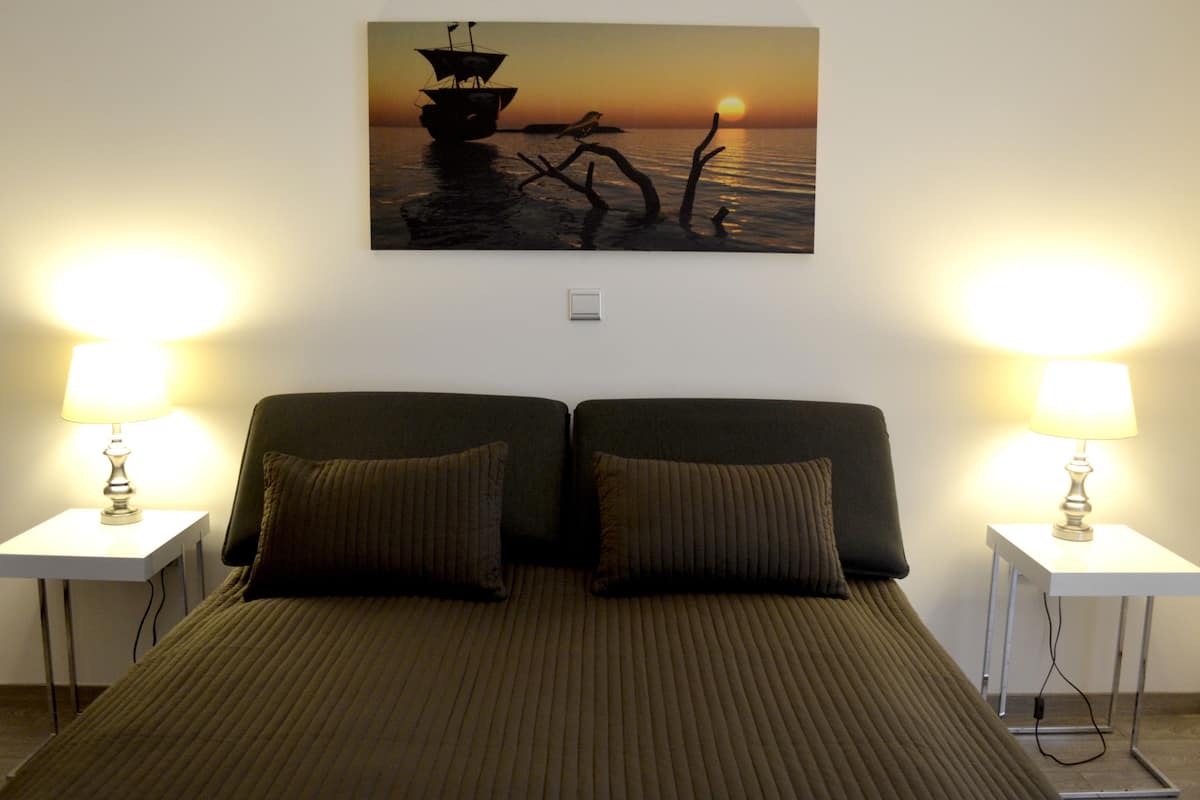 Apartment, 2 Bedrooms, Sea View | In-room safe, iron/ironing board, free cots/infant beds, free WiFi