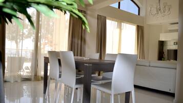 Apartment, 2 Bedrooms, Sea View | Living area | 32-inch flat-screen TV with satellite channels, TV