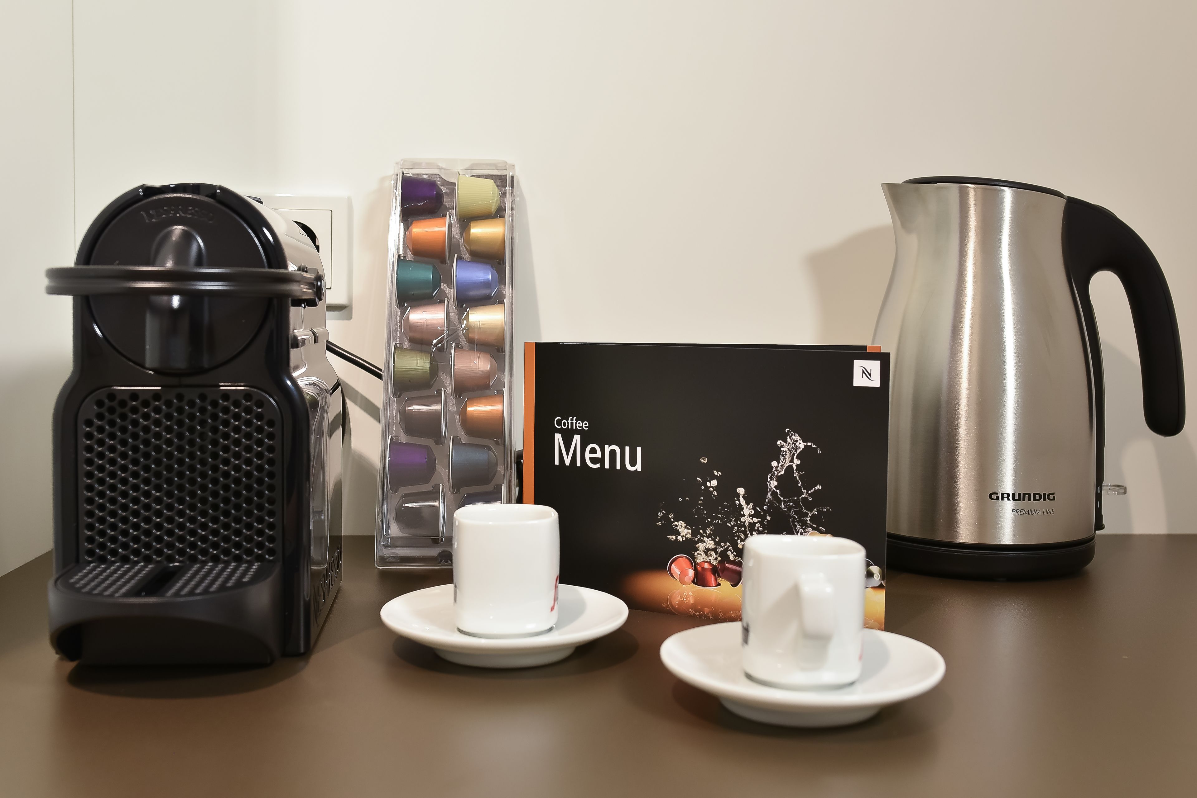 suite | coffee and/or coffee maker