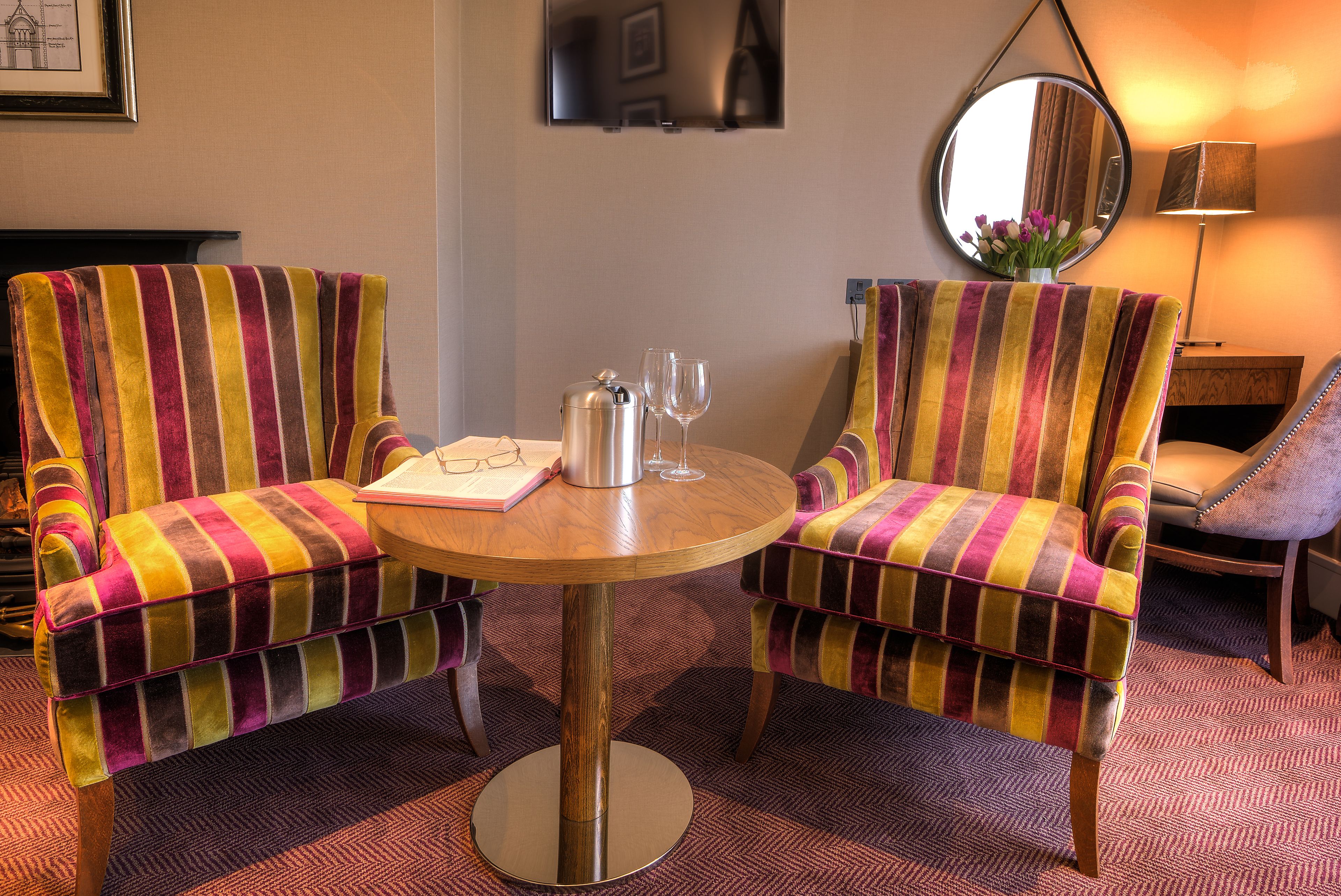 premium bedding, iron/ironing board, free wifi, bed sheets