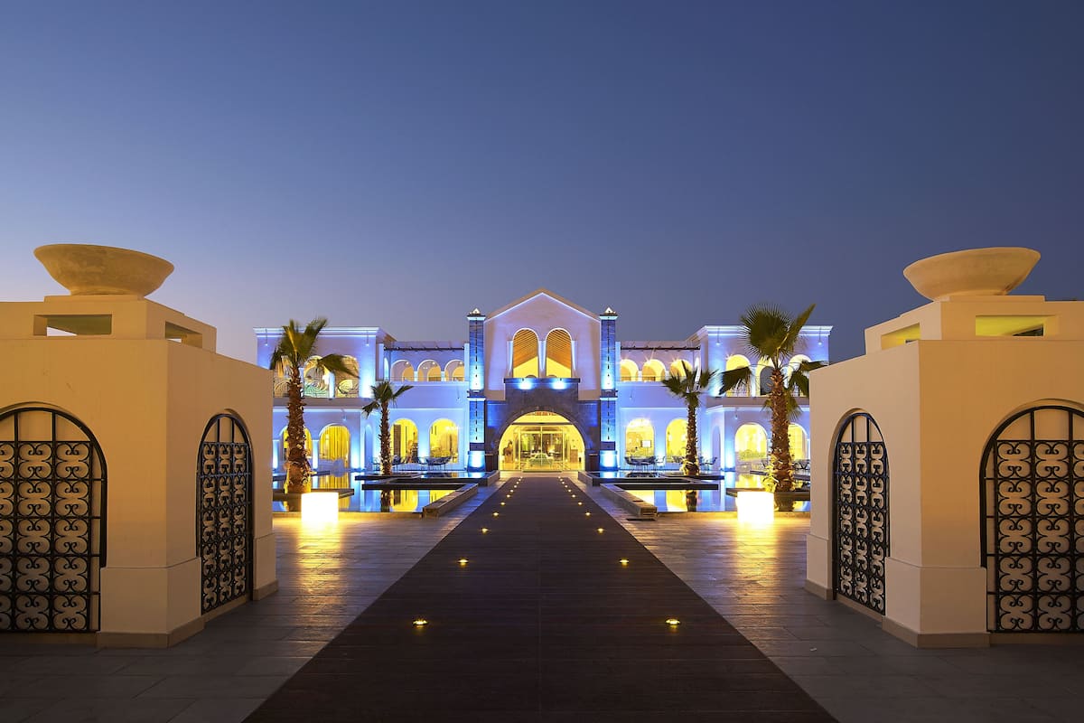 front of property – evening/night