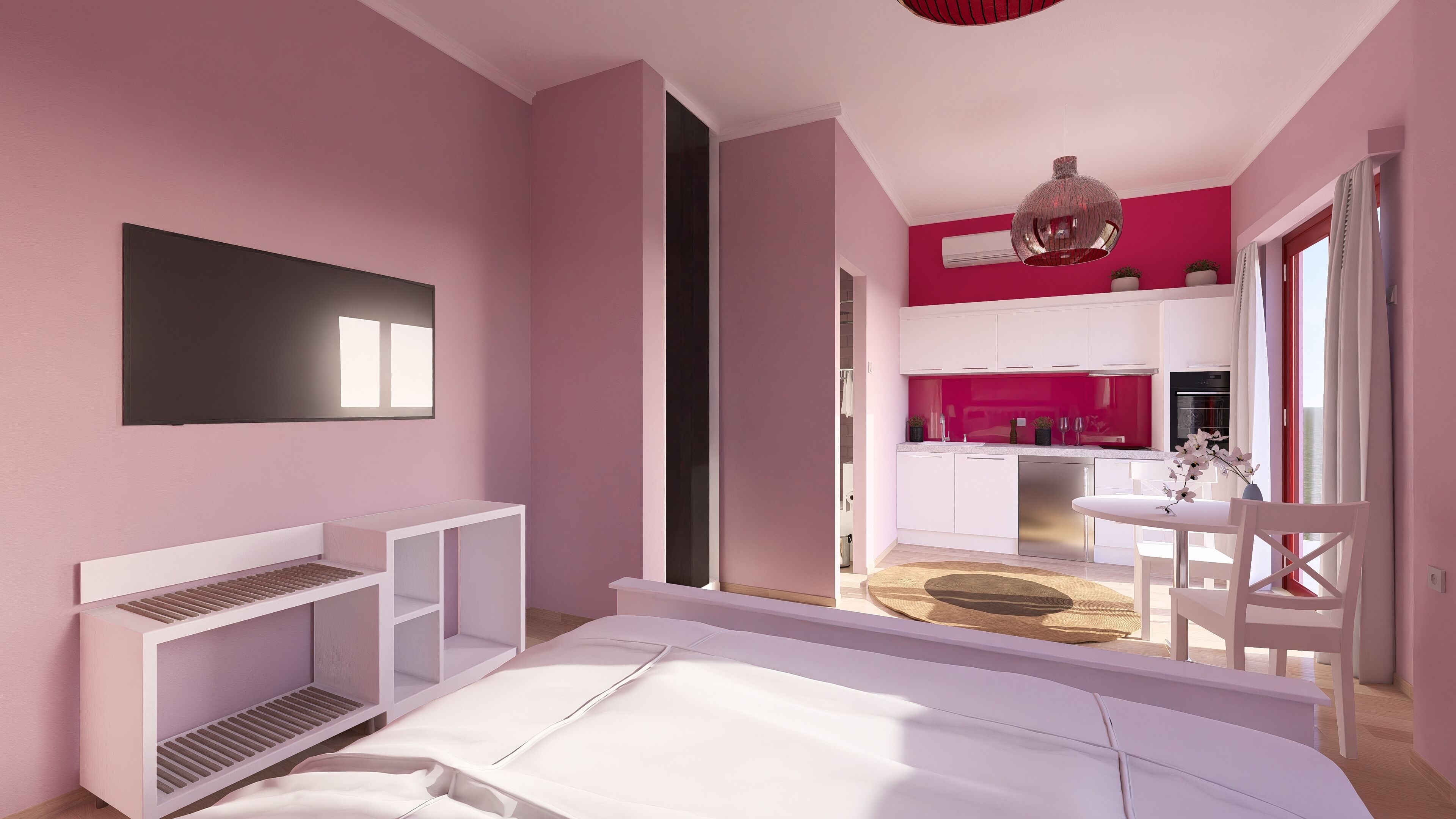 Deluxe Studio, Ensuite (Orchid Flat)