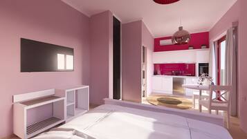 Deluxe Studio, Ensuite (Orchid Flat)