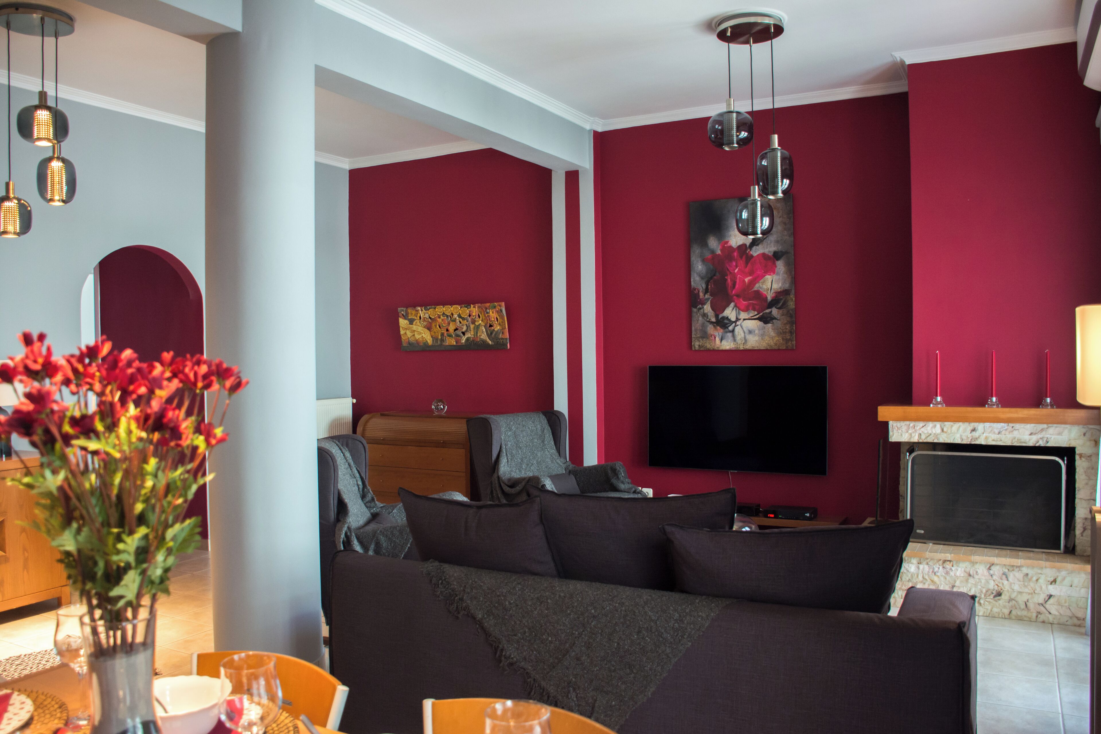 Familienapartment, mit Bad (Rose Velvet) | 1 Schlafzimmer, individuell eingerichtet, schallisolierte Zimmer