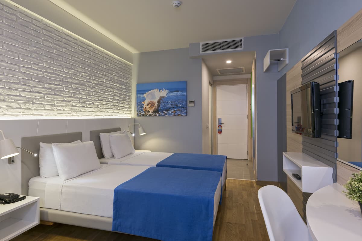 Minibar, desk, blackout curtains, soundproofing