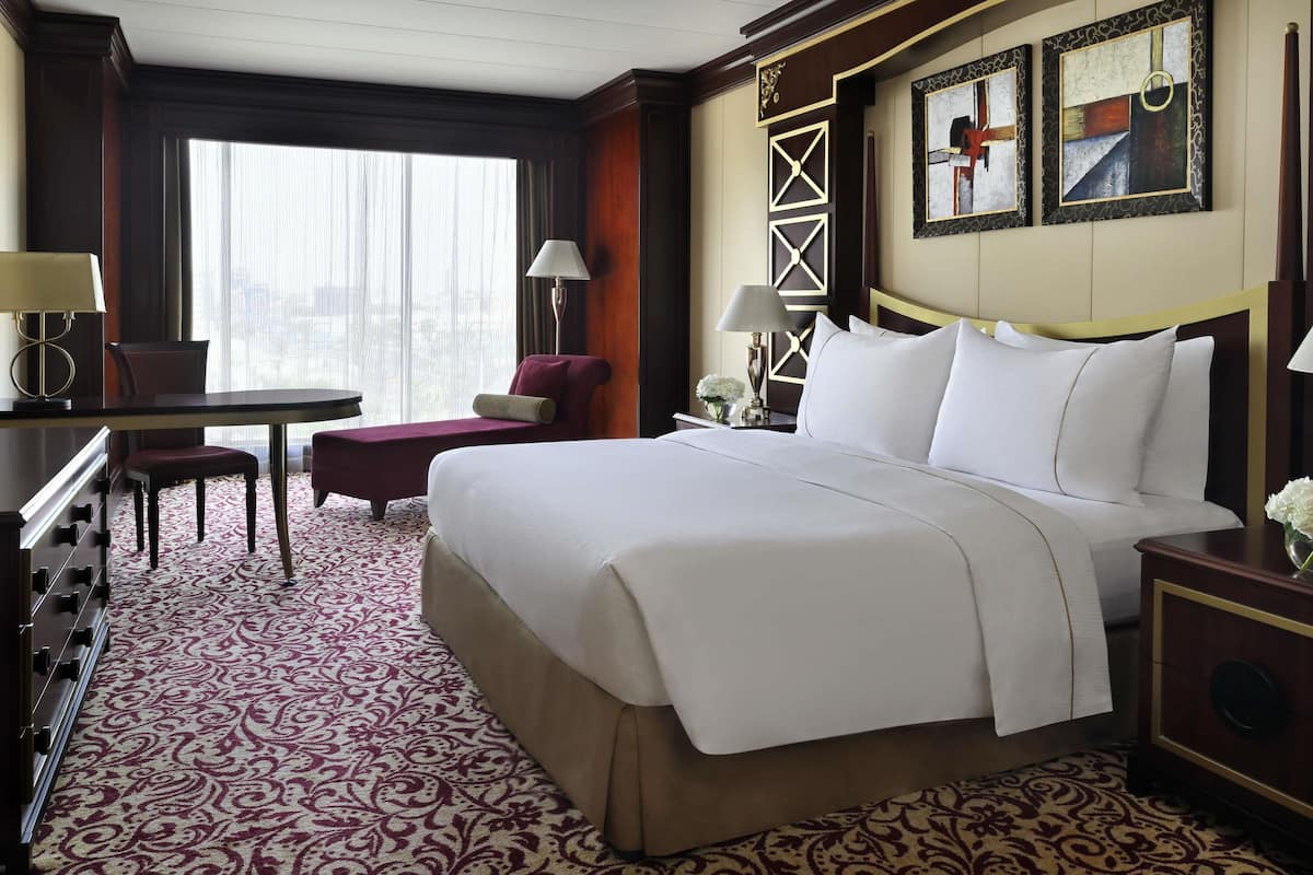 In-room safe, desk, blackout curtains, soundproofing