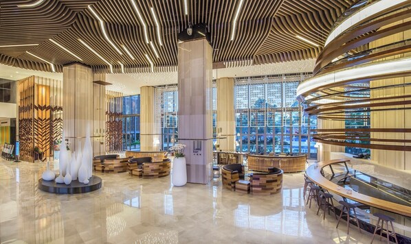 Sitteområde i lobbyen