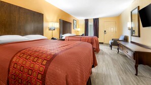 Standard Room, 2 Double Beds, Smoking | 1 bedroom, premium bedding, desk, blackout curtains
