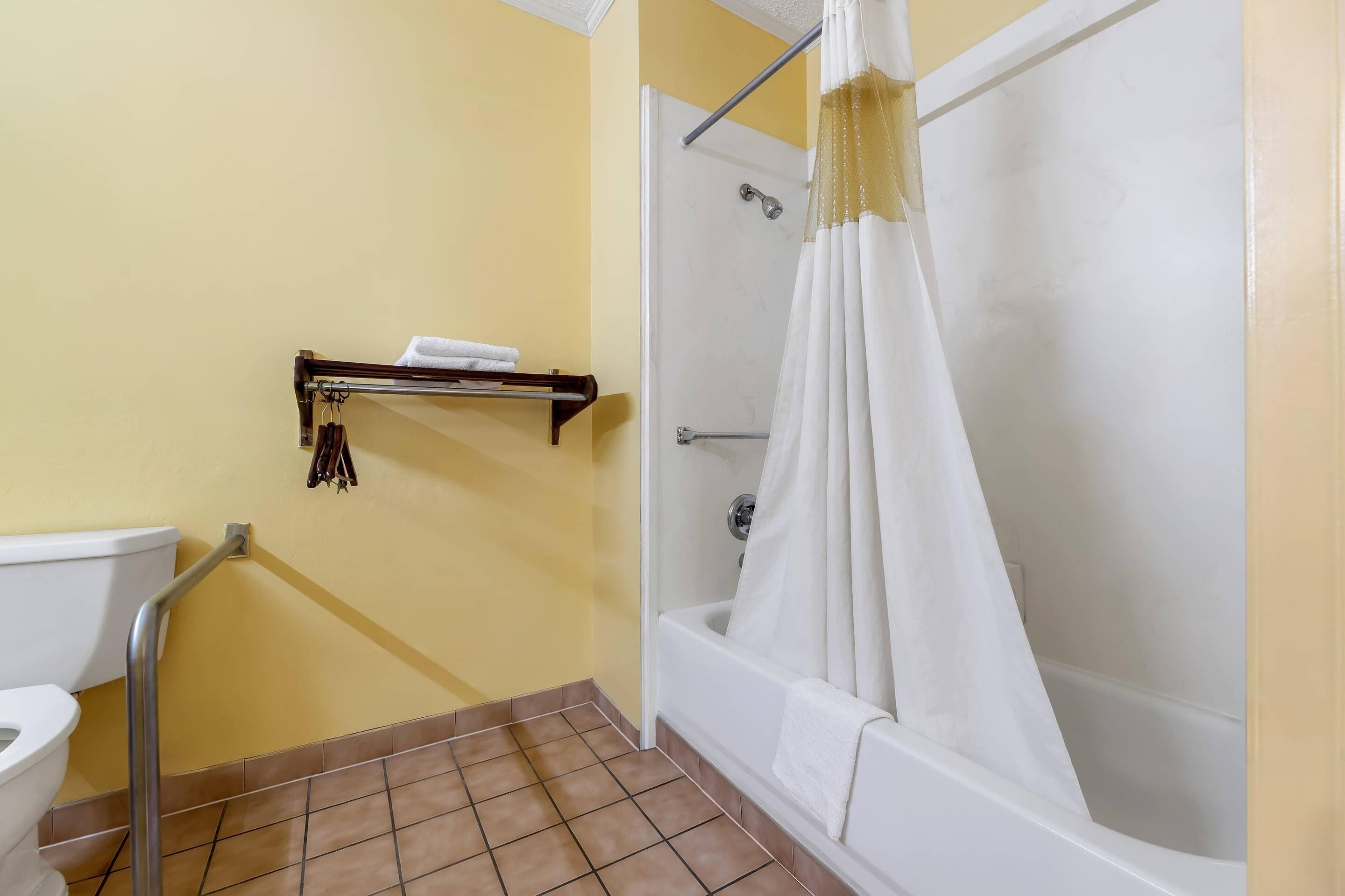 Room, 1 Queen Bed, Accessible, Smoking | 1 bedroom, premium bedding, desk, blackout drapes