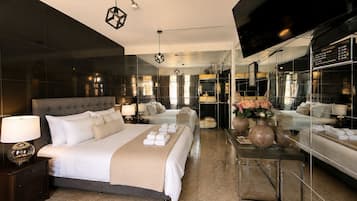 Habitación doble Deluxe, 1 cama King size, baño en la habitación | Wifi gratis y ropa de cama