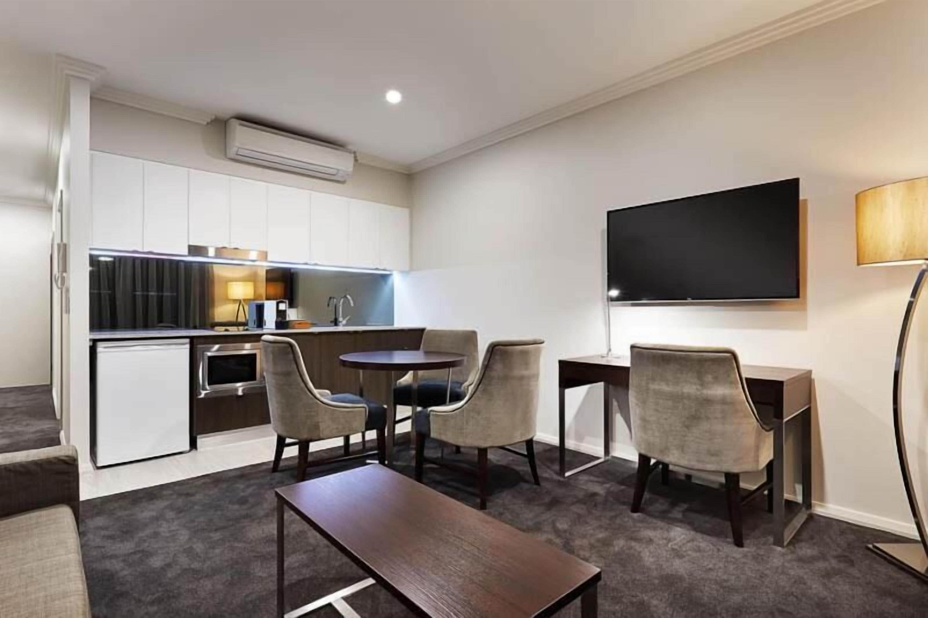 Premium bedding, in-room safe, desk, soundproofing