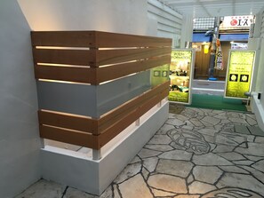 Interior entrance