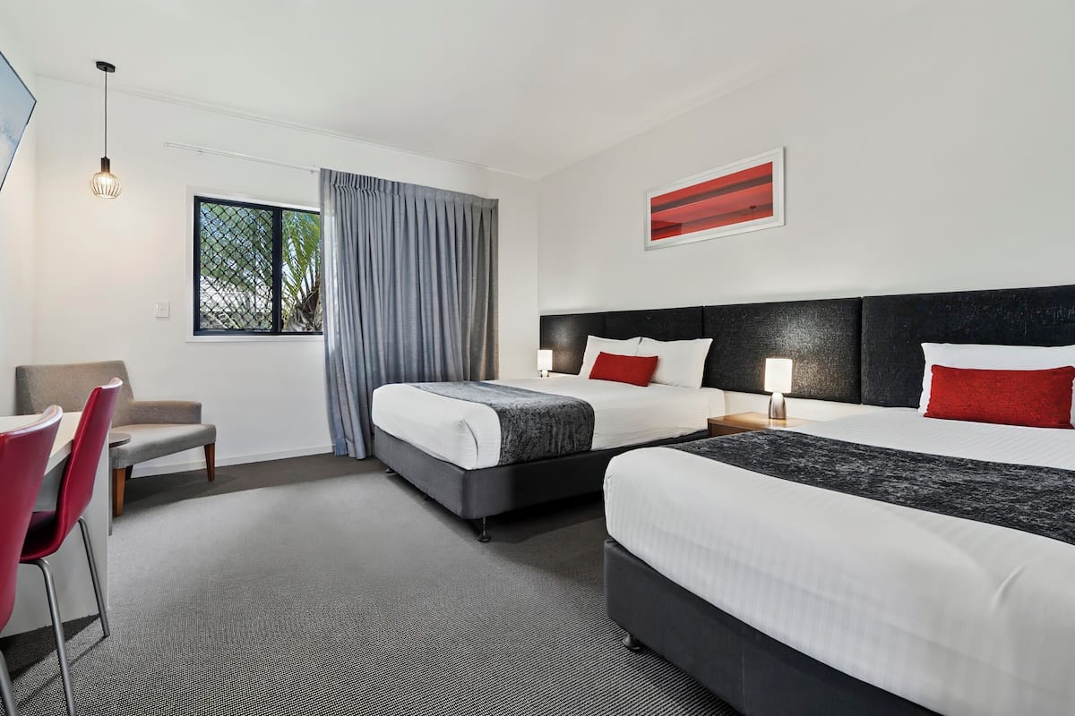 Standard Room, Multiple Beds, Non Smoking | Desk, soundproofing, iron/ironing board, cribs/infant beds