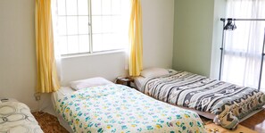 Standard Triple Room, Women only, Non Smoking | Desk, free WiFi, bed sheets