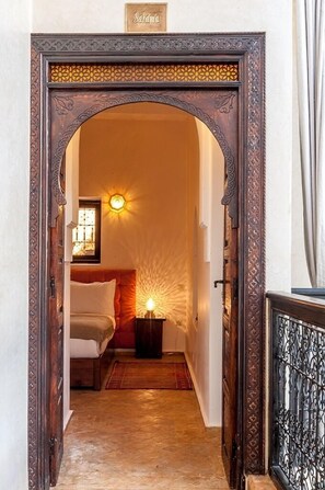 Junior Suite, Non Smoking, Private Bathroom | Premium bedding, individually decorated, individually furnished - Riad Haraka (Marrakech)