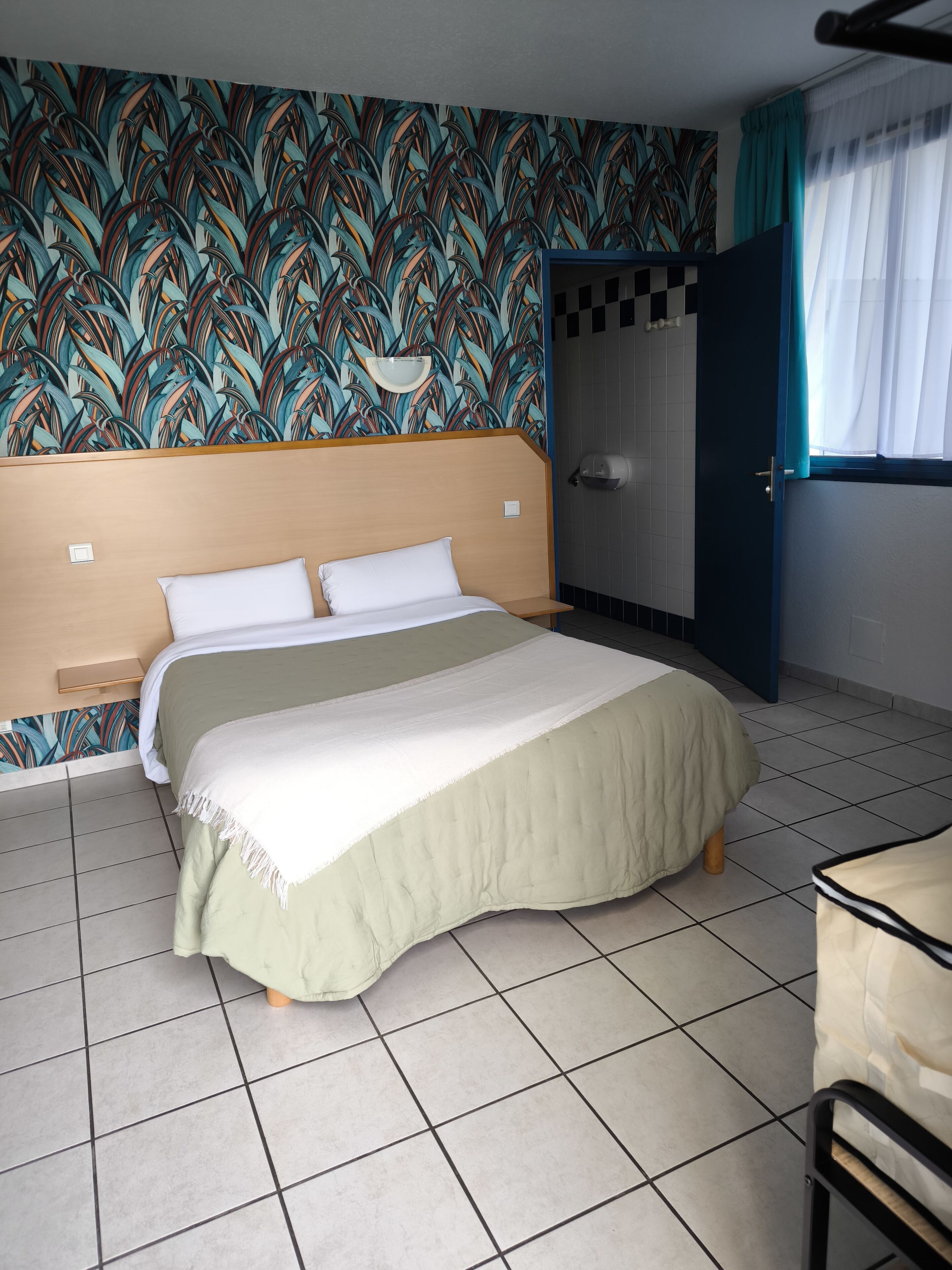 独特双人房 | 笔记本电脑工作区、隔音、熨斗/熨板、免费 WiFi