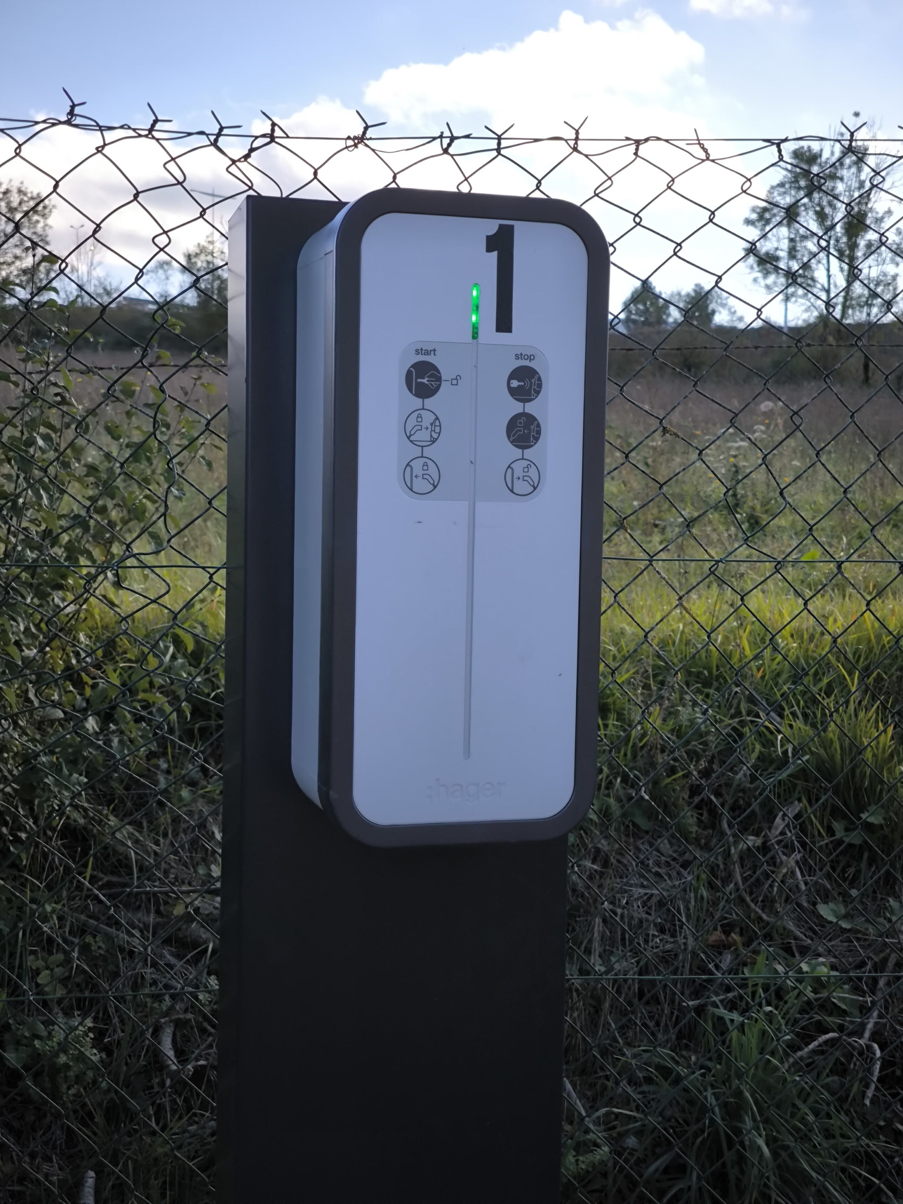 Oplaadpunt voor elektrische auto's