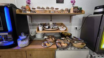 Daily buffet breakfast (EUR 7 per person)