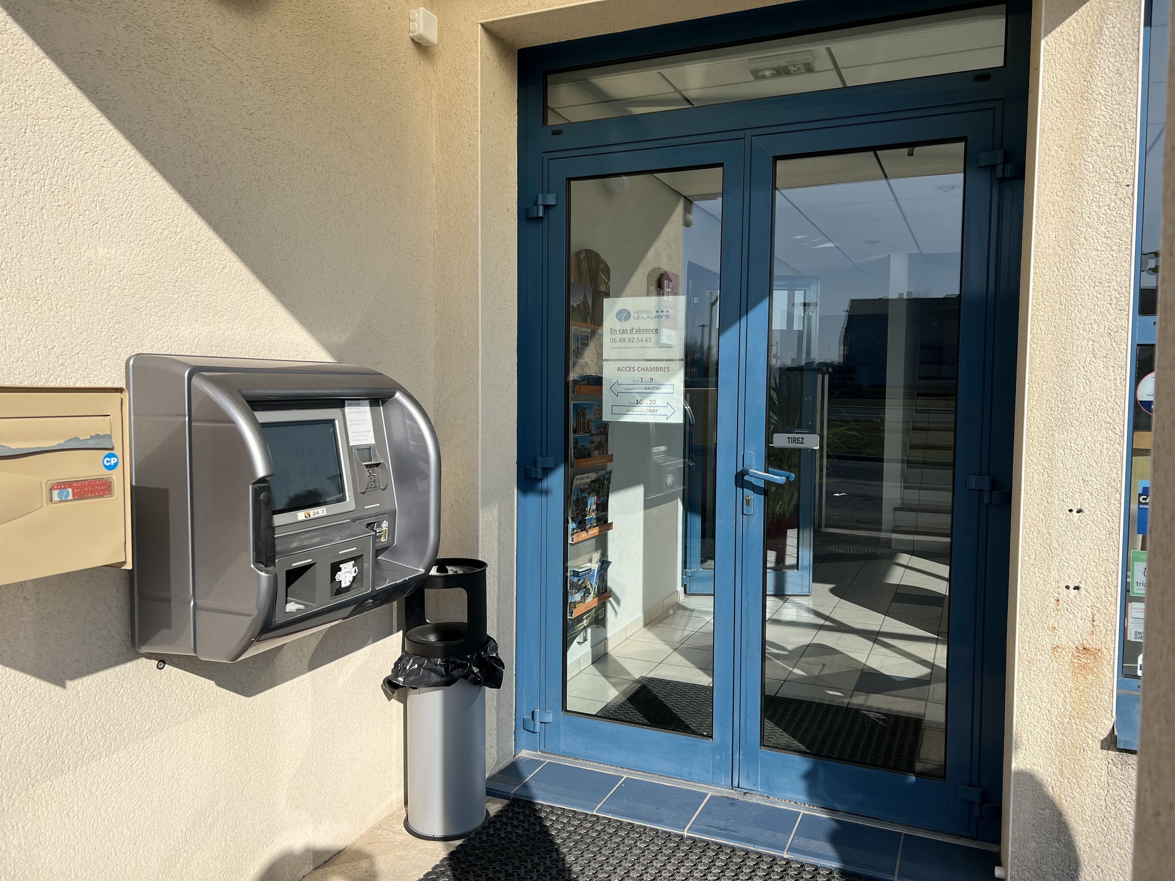 check-in/check-out kiosk