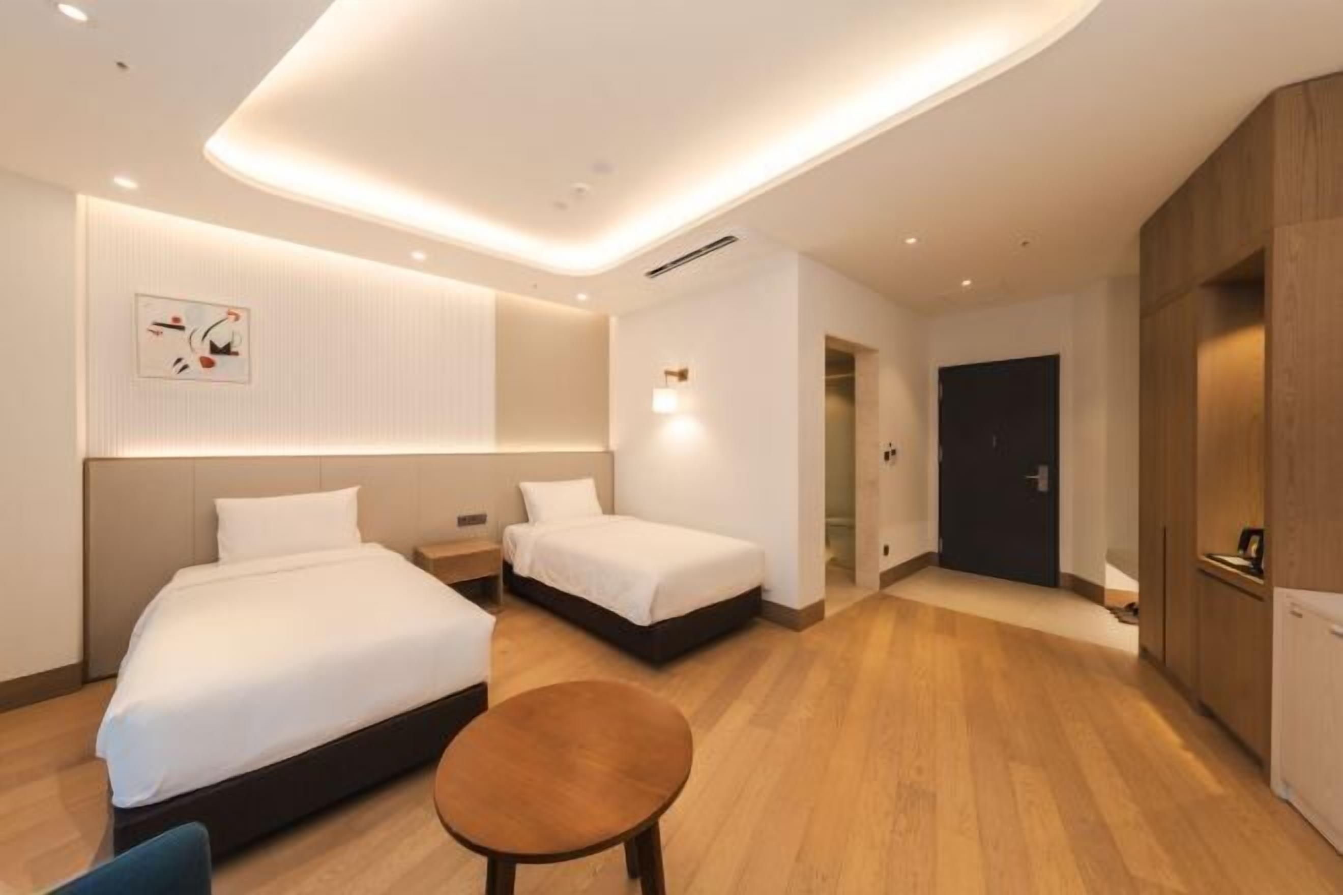 1 chambre, literie de qualité supérieure, couette en duvet d'oie