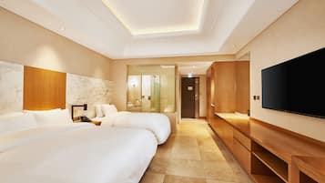 Premier Twin Room | 1 bedroom, premium bedding, down comforters, in-room safe