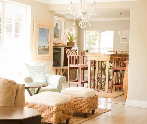 Sala de estar en el lobby