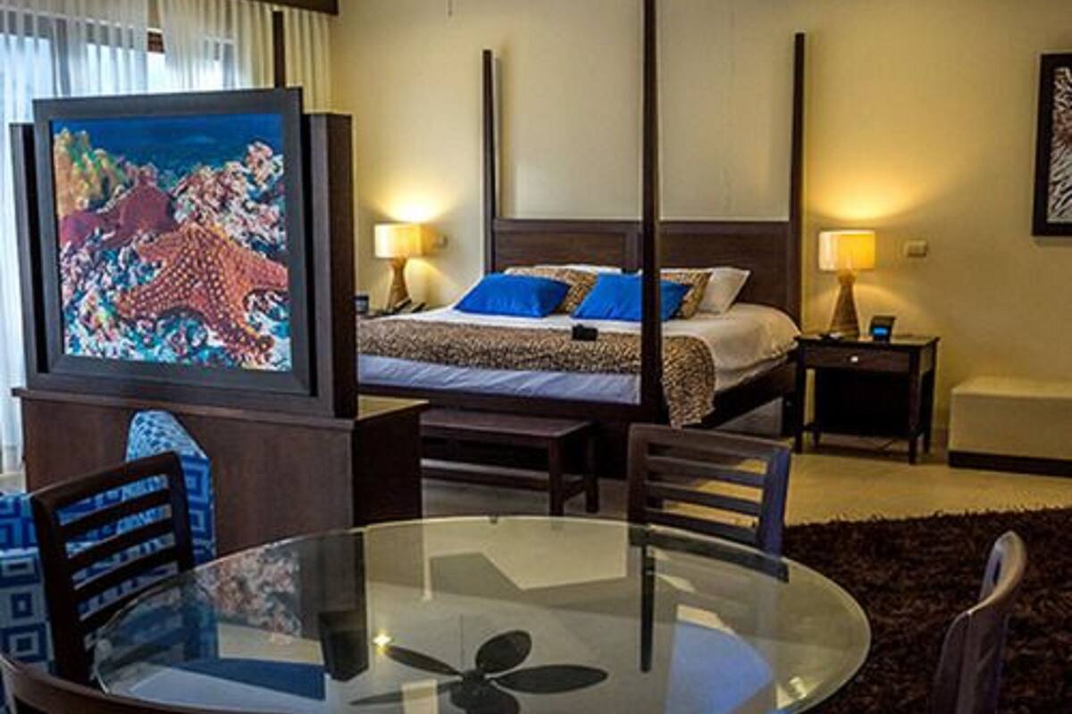 premium studio suite, pool view | 1 bedroom, premium bedding, pillow-top beds, individually furnished