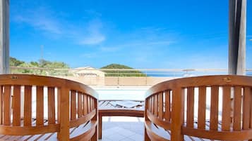 Uitzicht vanuit accommodatie