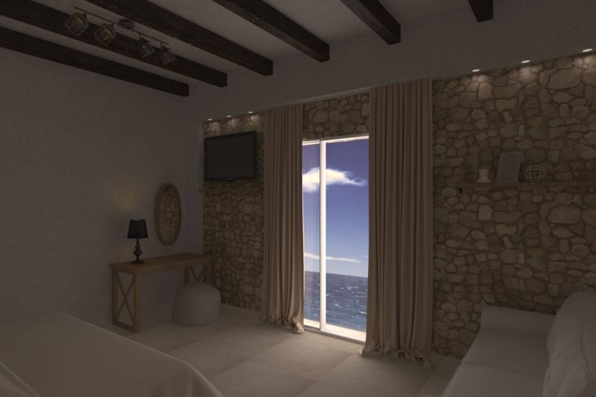 Junior Suite, 1 Bedroom, Sea View | 1 makuuhuone, ylelliset vuodevaatteet, ilmainen Wi-Fi