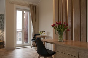 Apartment, 1 Bedroom, Balcony | Living area | Flat-screen TV - Baltica Residence (Sopot)