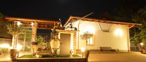 Front of property - evening/night