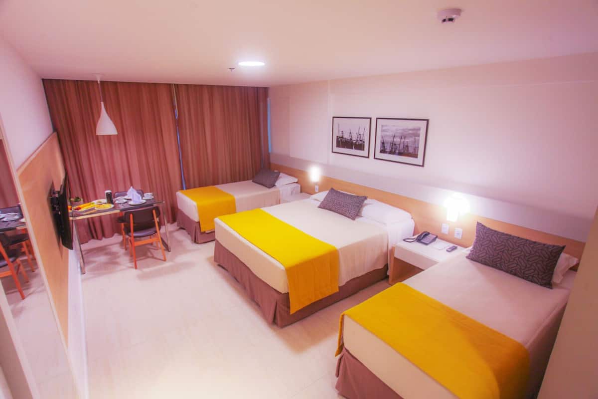 1 slaapkamer, een minibar, een kluis op de kamer