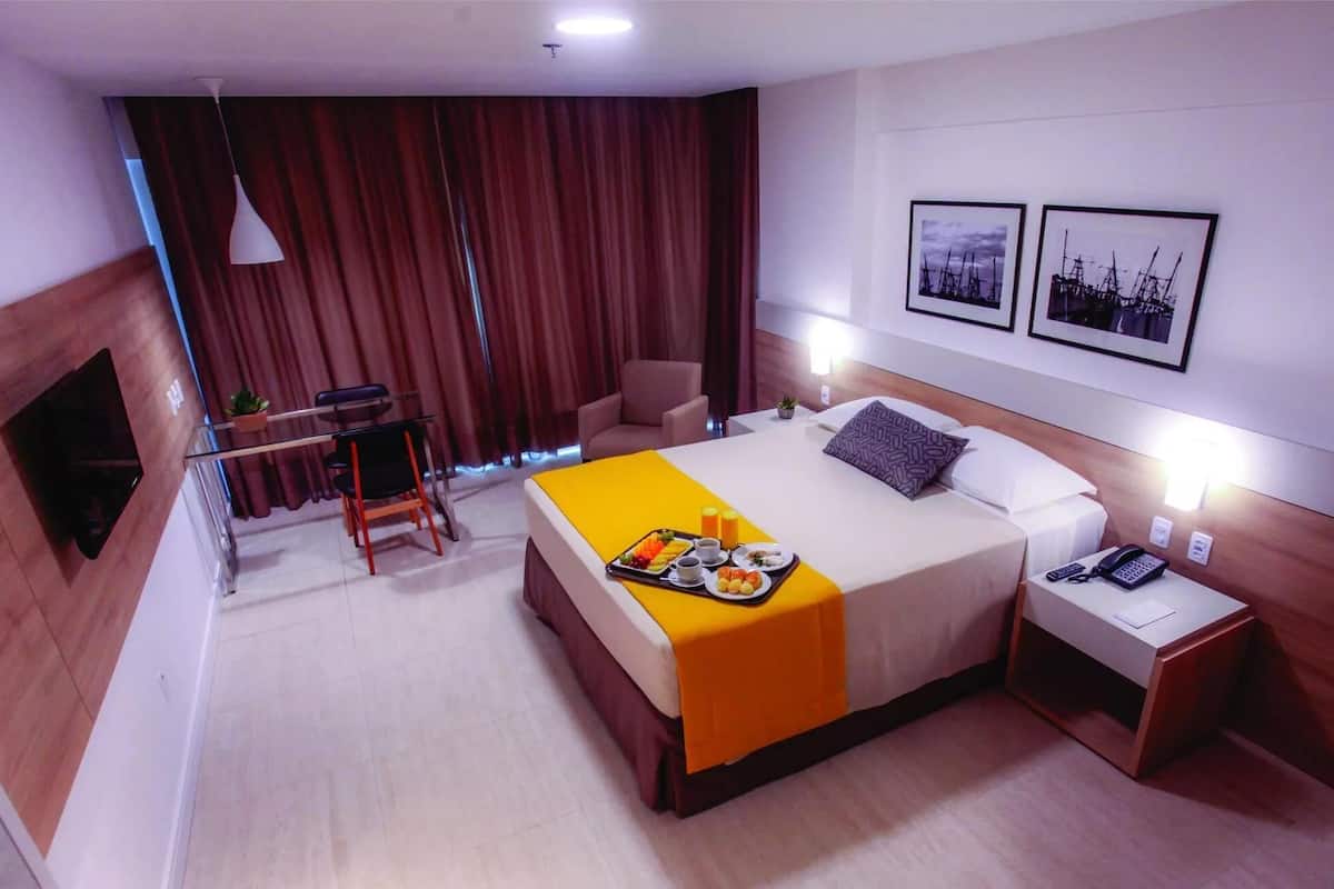 1 slaapkamer, een minibar, een kluis op de kamer