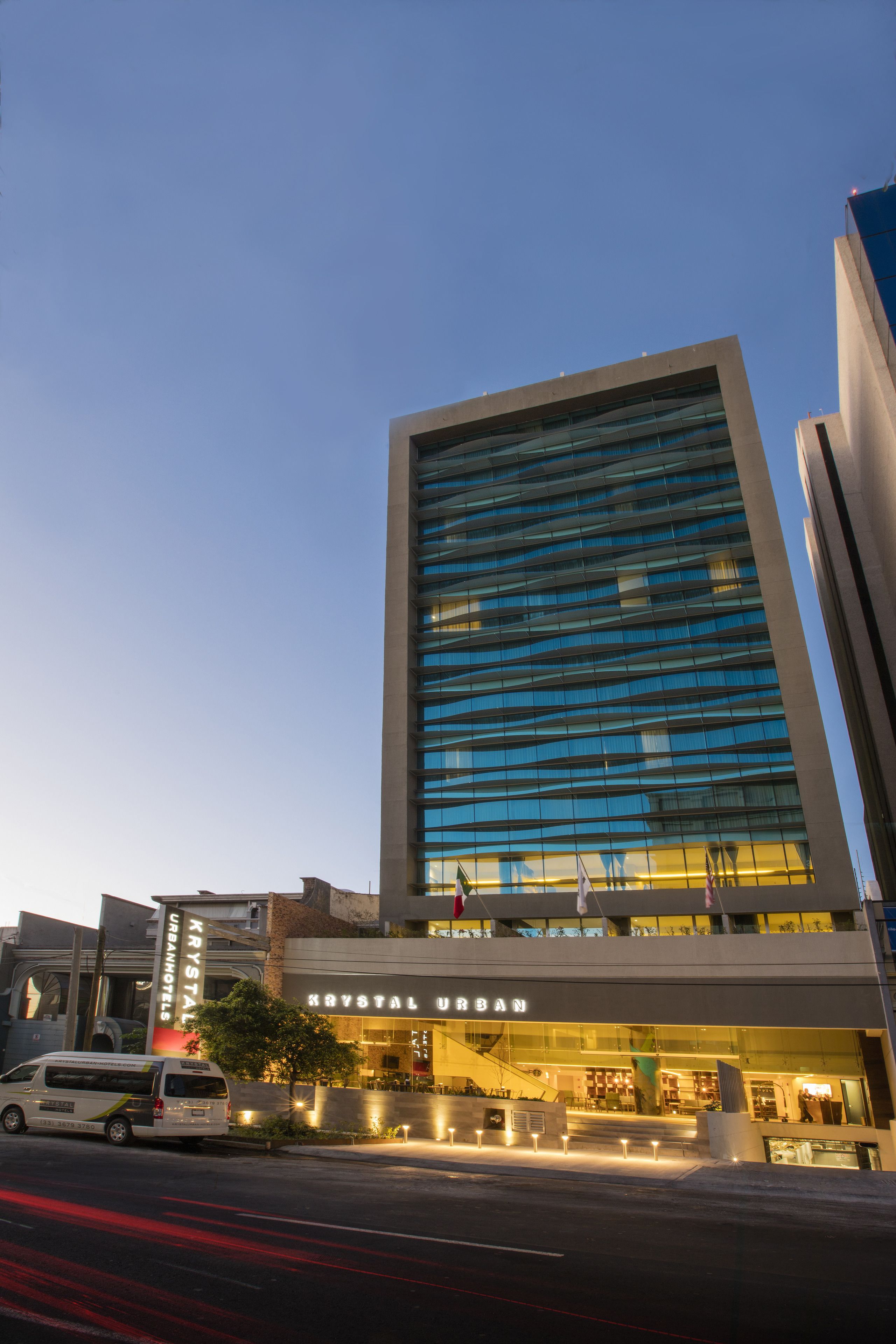 front of property – evening/night