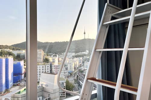 Deluxe Family Namsan View | Italienische Bettbezüge von Frette, hochwertige Bettwaren