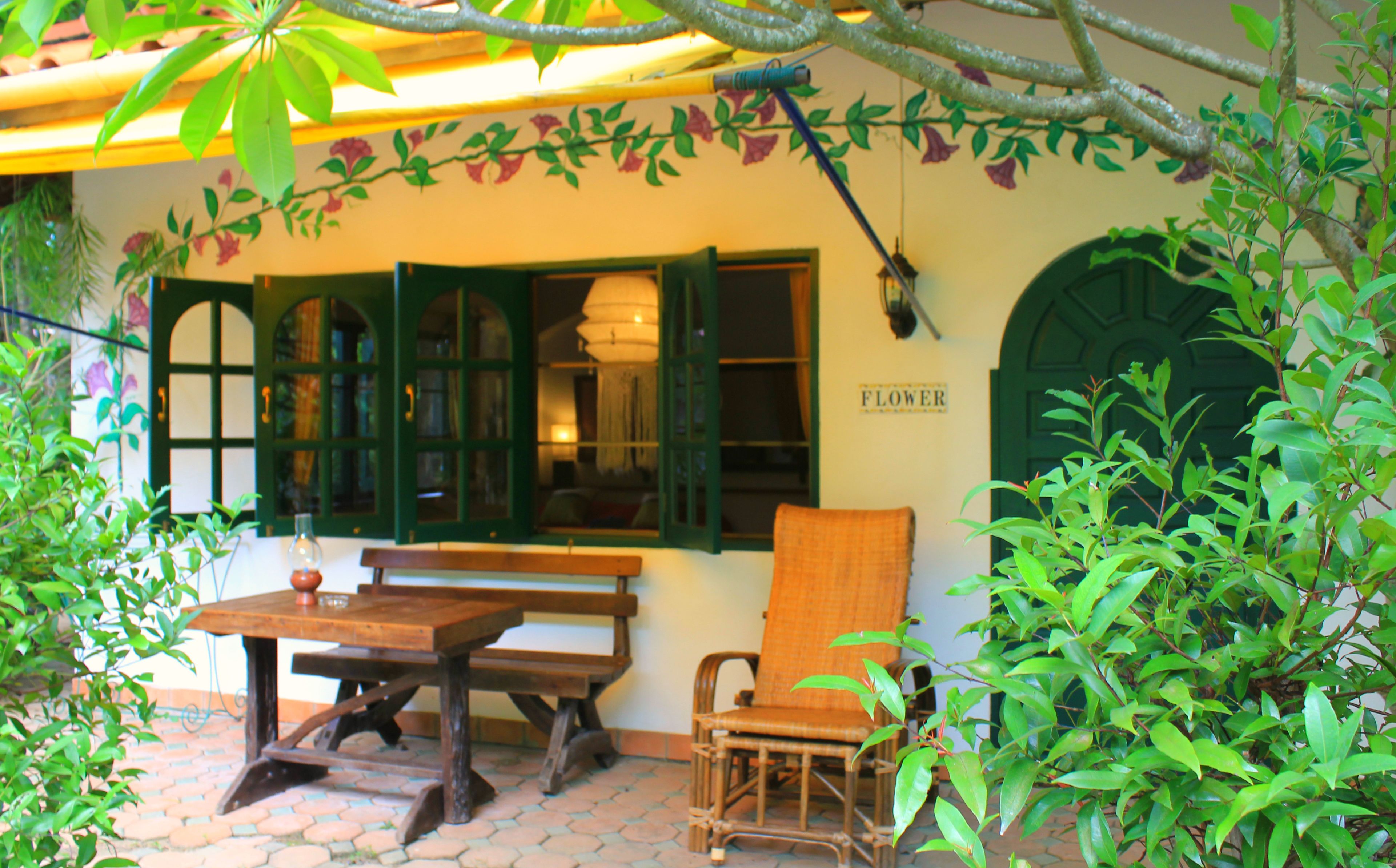 standard twin room | terrace/patio